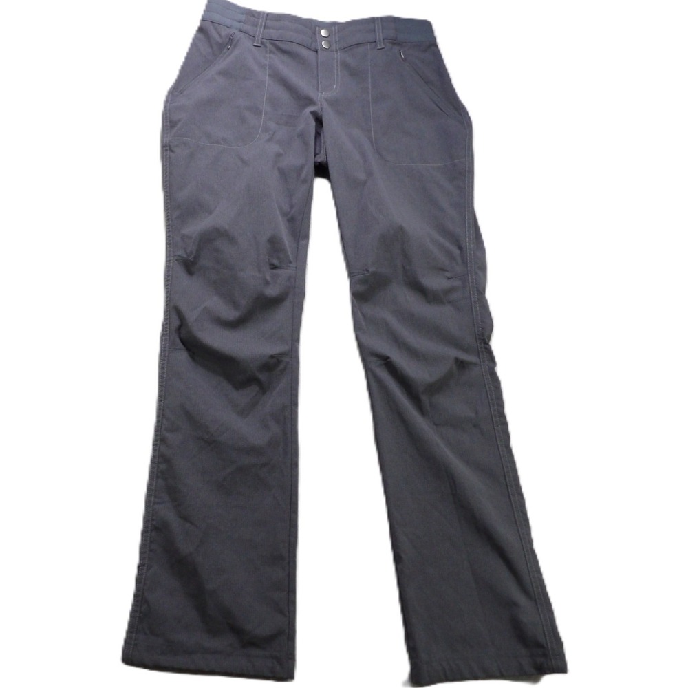 Kuhl Hiking Pants Women 6 Reg Gray Outdoor Stretch Cargo Travel Regular Rise EUC